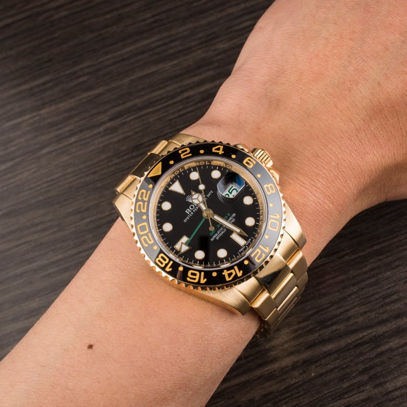 Pre-Owned Rolex GMT-Master II Ref 116718 Black Dial