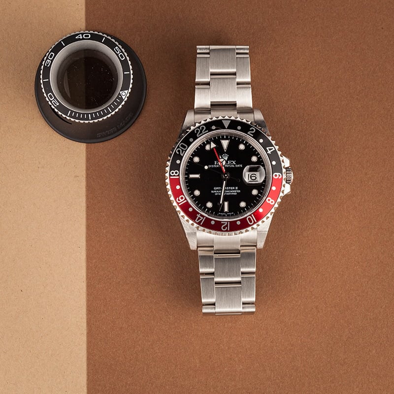 Unworn Rolex 'Coke' GMT Master II 16710