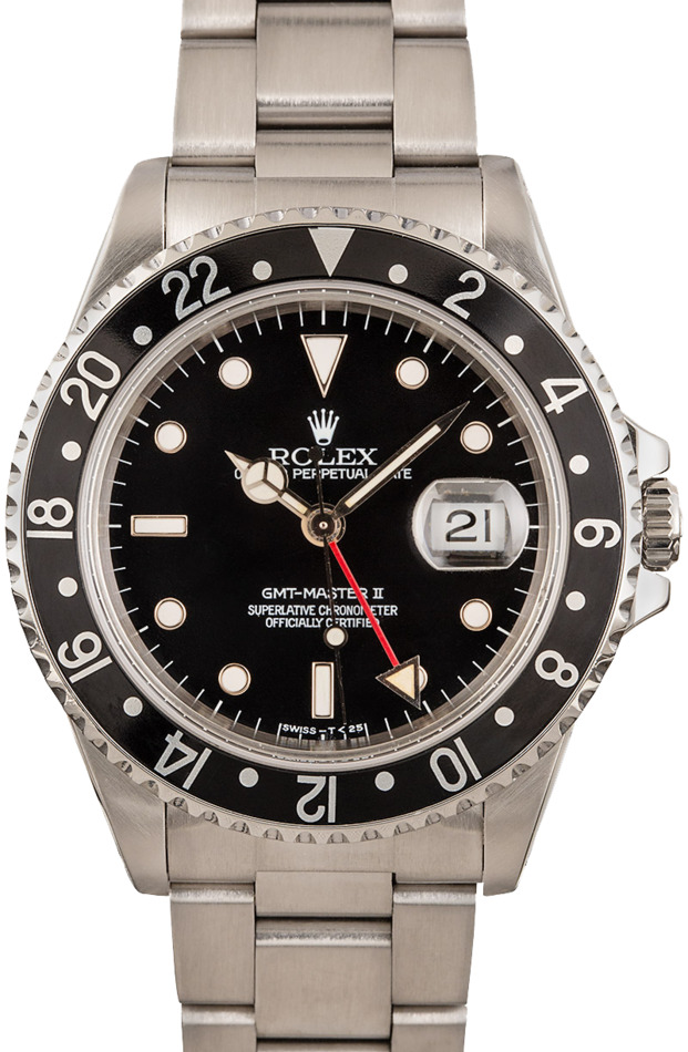 rolex gmt master second hand