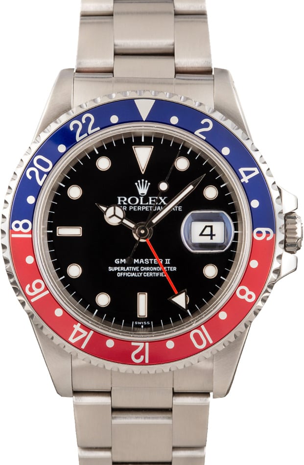 Rolex GMT Master II 16710 Black Dial