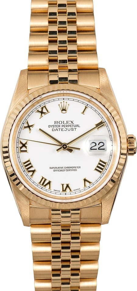 Rolex Gold Datejust 16238