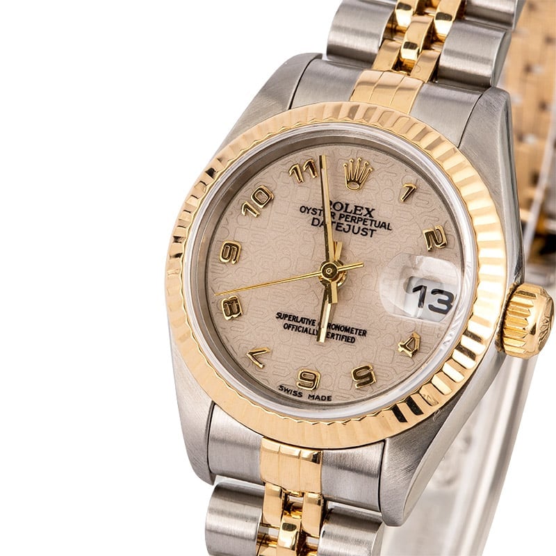 Rolex Ladies Datejust 69173 Ivory Arabic Dial