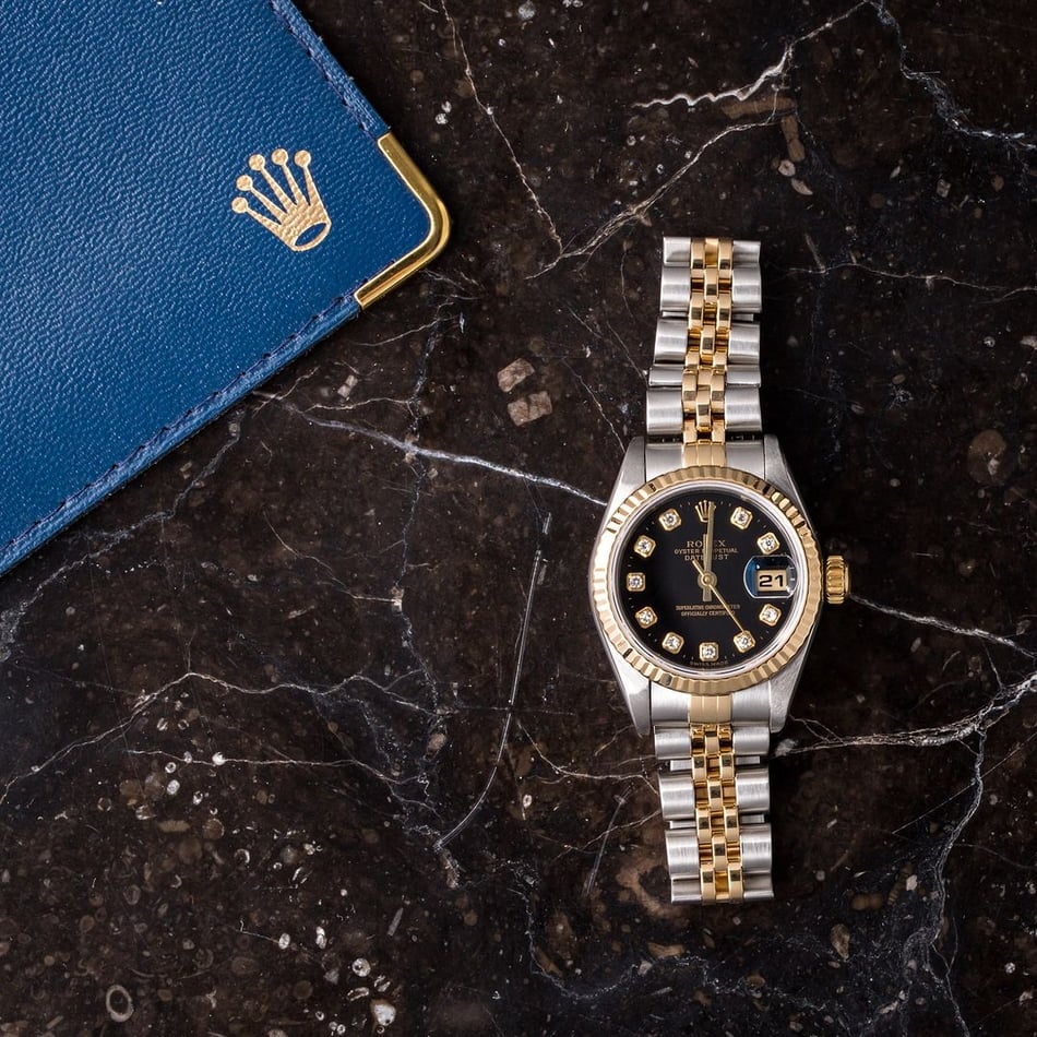 Rolex Lady Datejust 79173 Champagne Dial with Diamonds