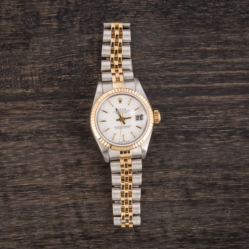 Ladies Rolex Datejust 79173 White