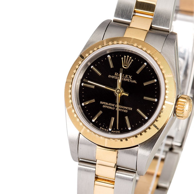 Rolex Lady Oyster Perpetual 76243 Black