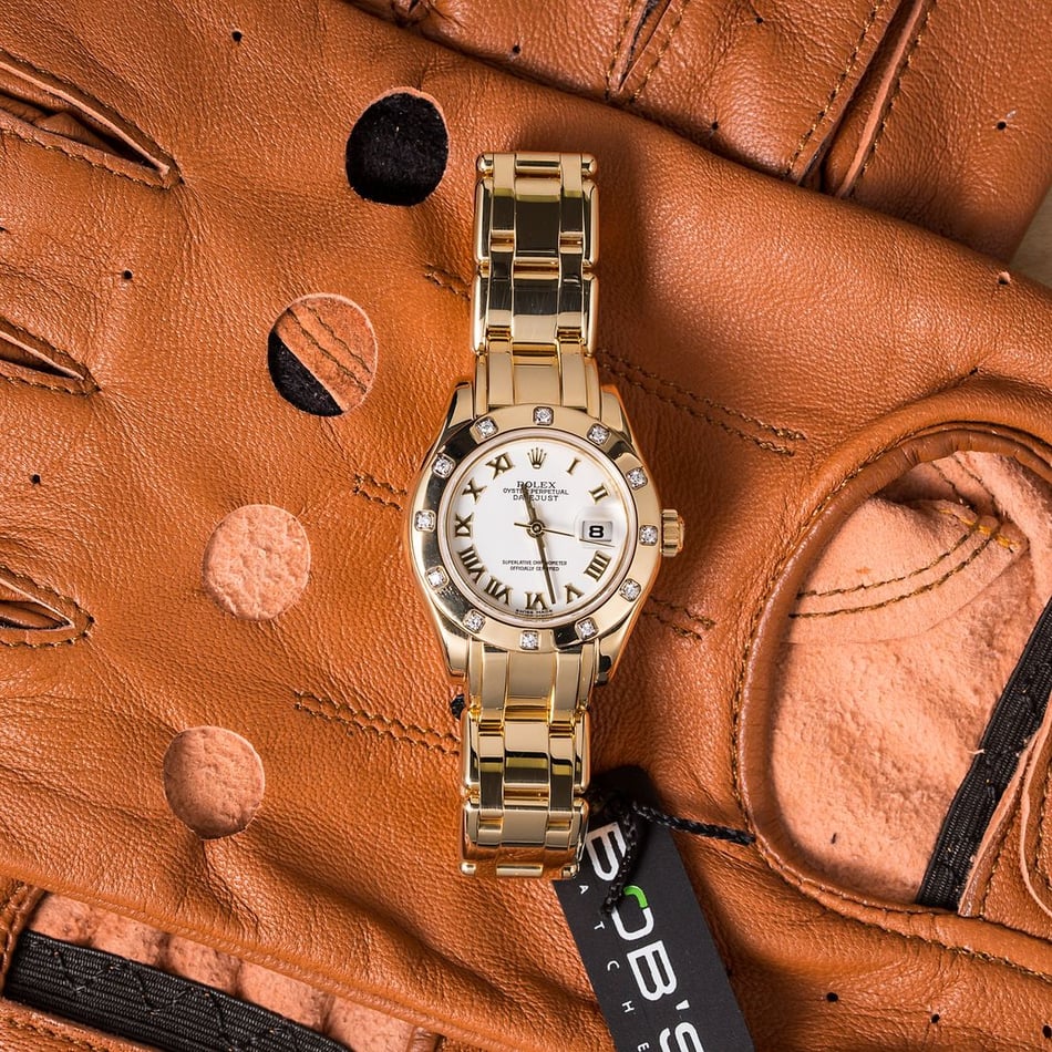 Rolex Lady Pearlmaster 80318 Diamond Bezel