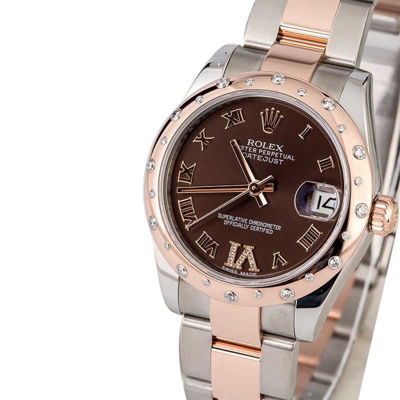 Rolex Datejust 178341 Chocolate Dial Two Tone Oyster