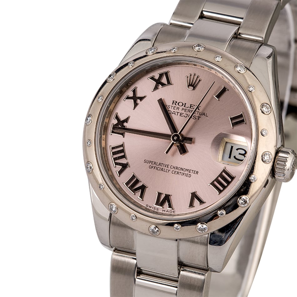 Rolex Mid-size Datejust 178344 Pink Dial