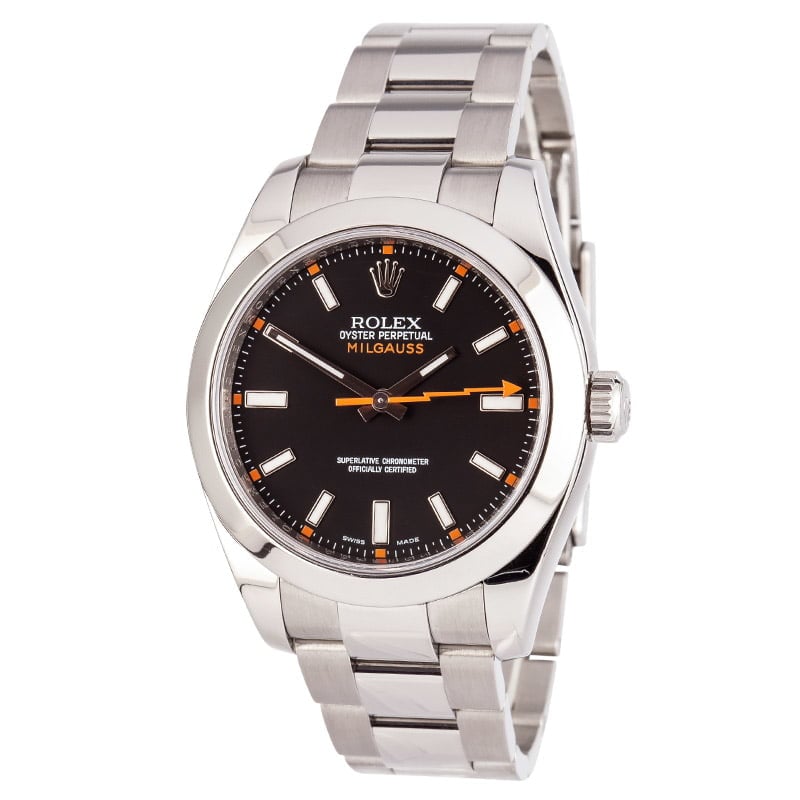 Men's Used Rolex Milgauss 116400 Black