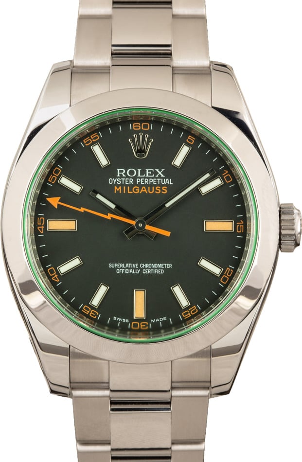 Black rolex clearance milgauss