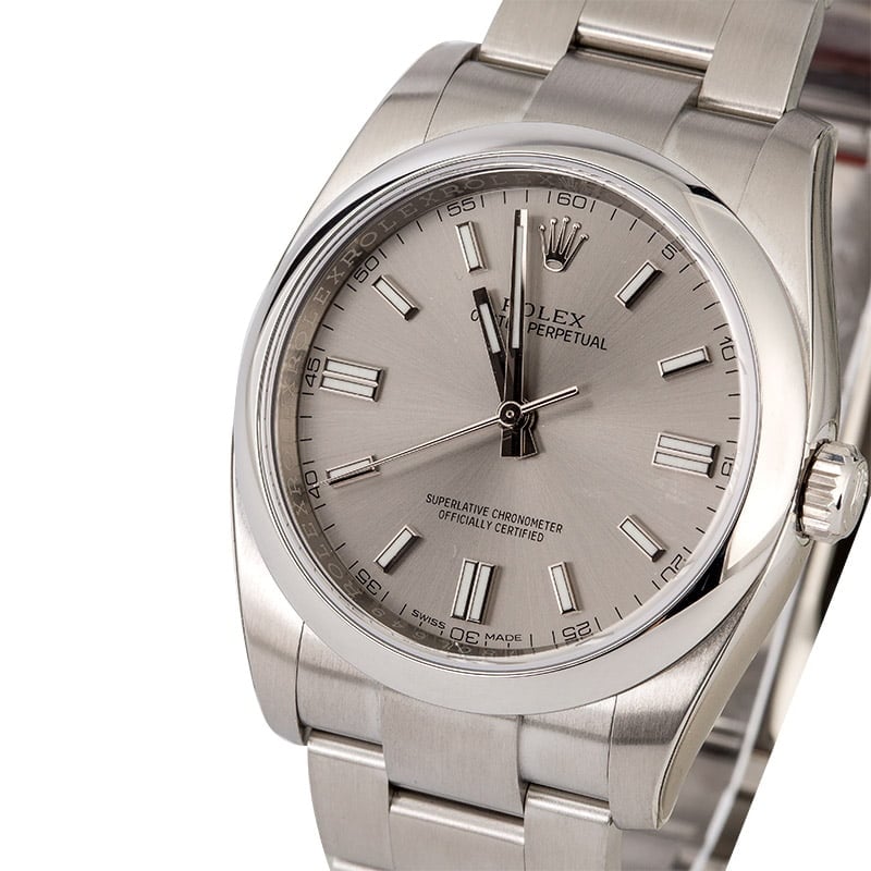 Unworn Rolex Oyster Perpetual 116000 Steel Dial