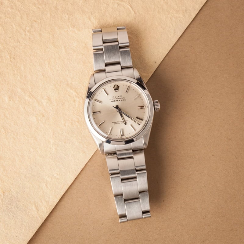 Rolex Oyster Perpetual 1002 Tiffany & Co Dial