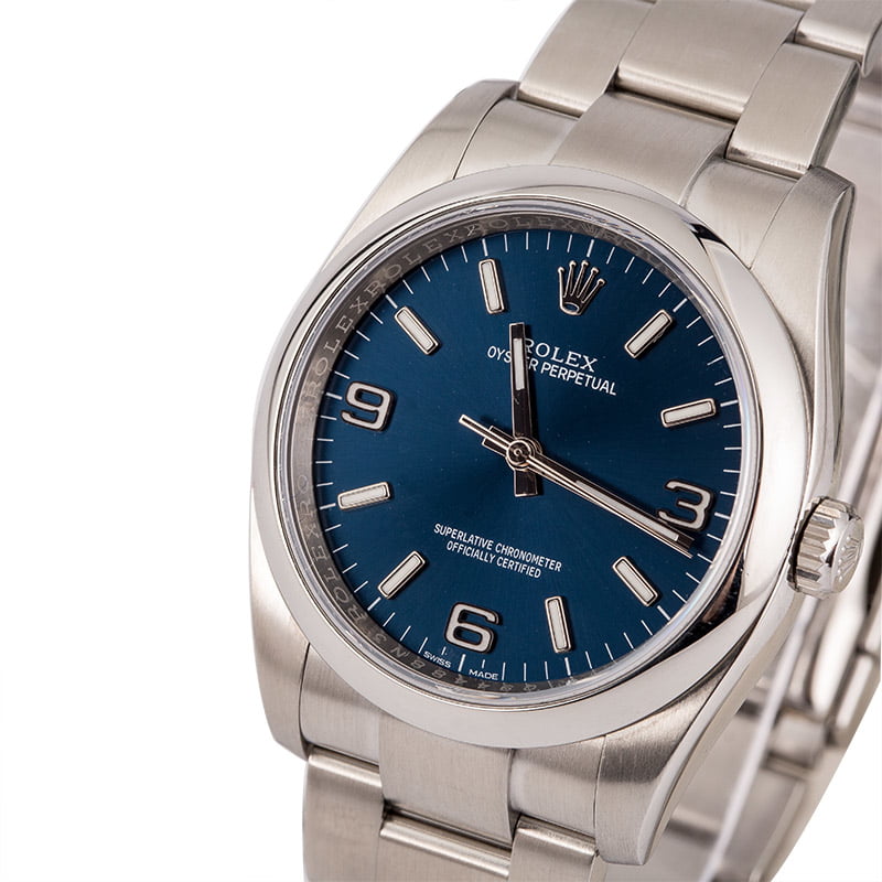 Pre Owned Rolex Oyster Perpetual 116000 Luminous Arabic Hours