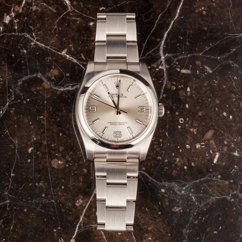 Rolex Oyster Perpetual 116000 Silver Dial