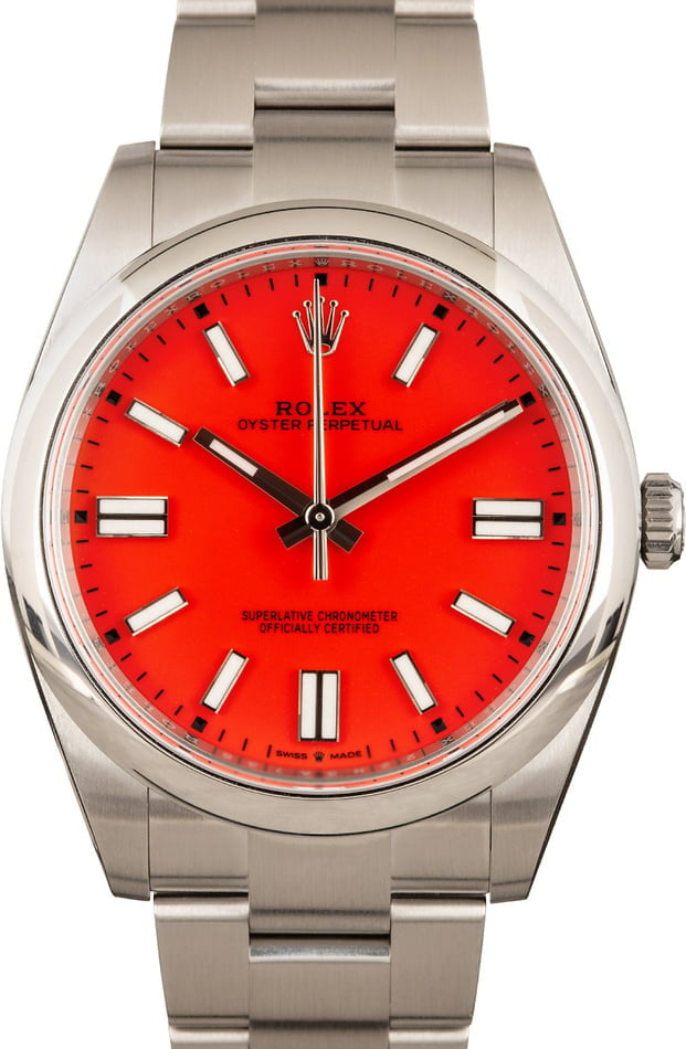 Red rolex online watch