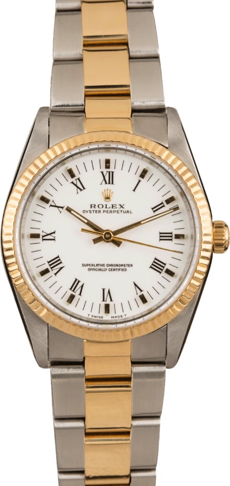 Pre Owned Rolex Oyster Perpetual 14233 Two-Tone