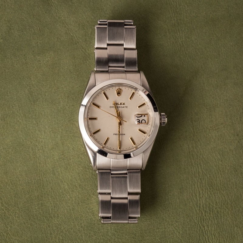 Vintage Rolex Oyster Perpetual 6694 Silver Dial