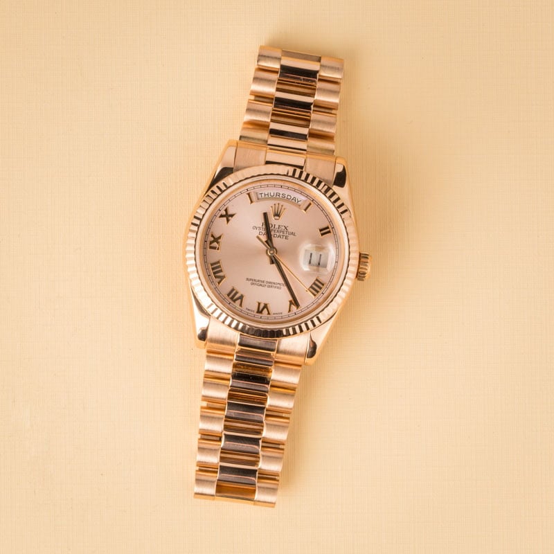 Rolex President 118235 Everose Gold