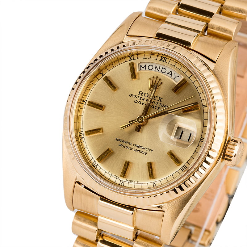 Used Rolex President 1803 Champagne Dial
