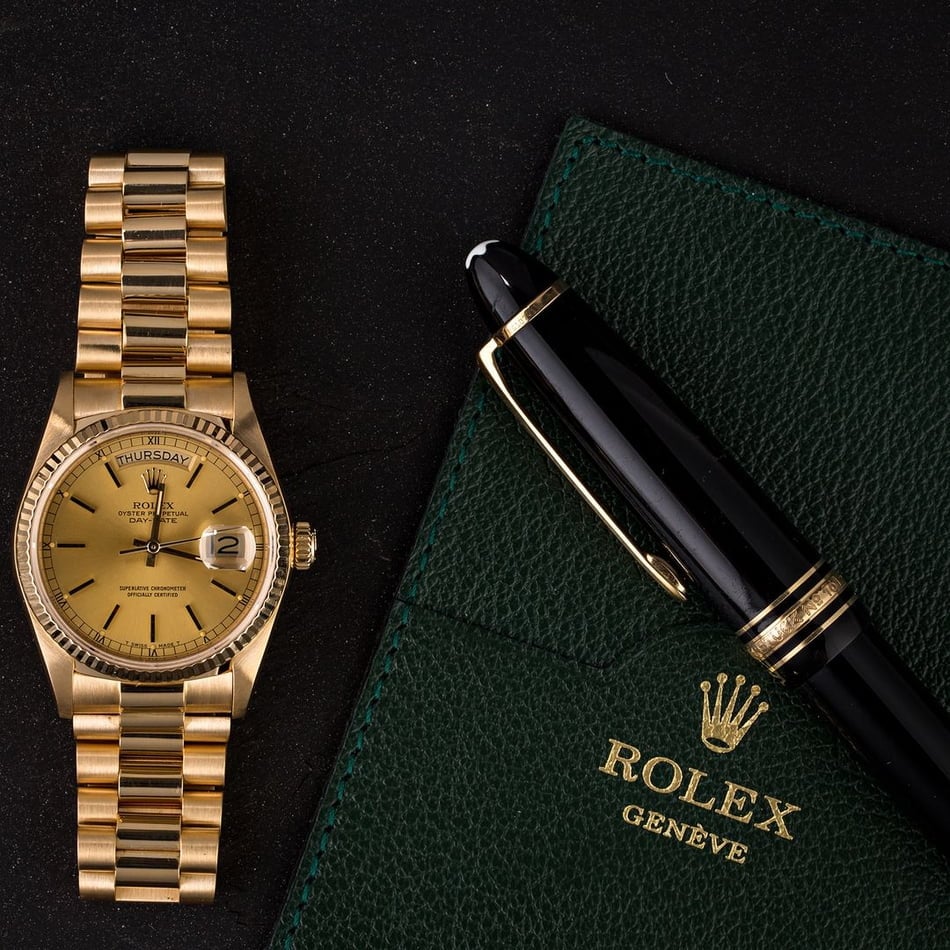 Rolex President 18038 Yellow Gold Day-Date