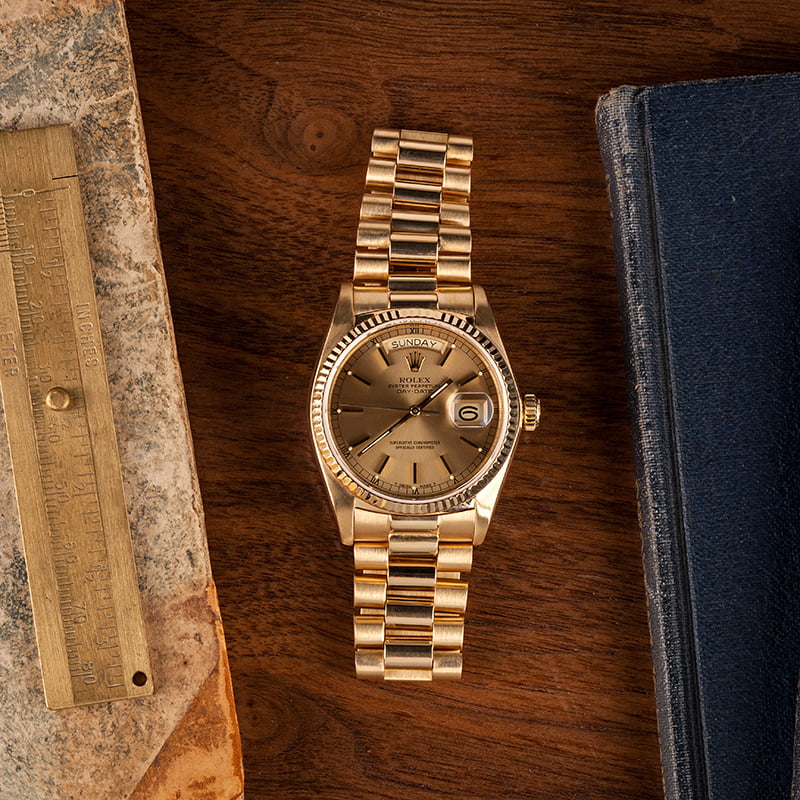 Pre-Owned Rolex Day-Date President 18038