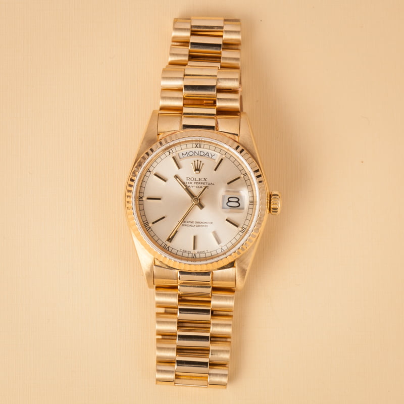 Buy Used Rolex President 18038 | Bob's Watches - Sku: 150304