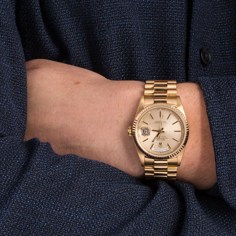 Rolex President 18238 18k Yellow Gold