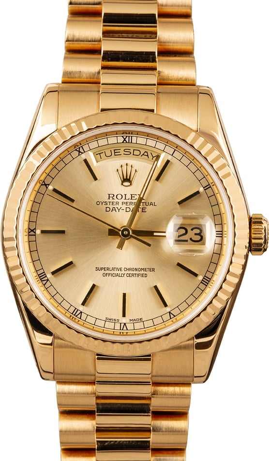 used mens rolex presidential