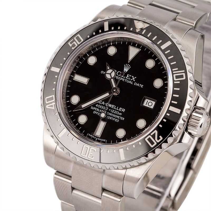 Pre-Owned Rolex Sea-Dweller 116600 Ceramic Watch