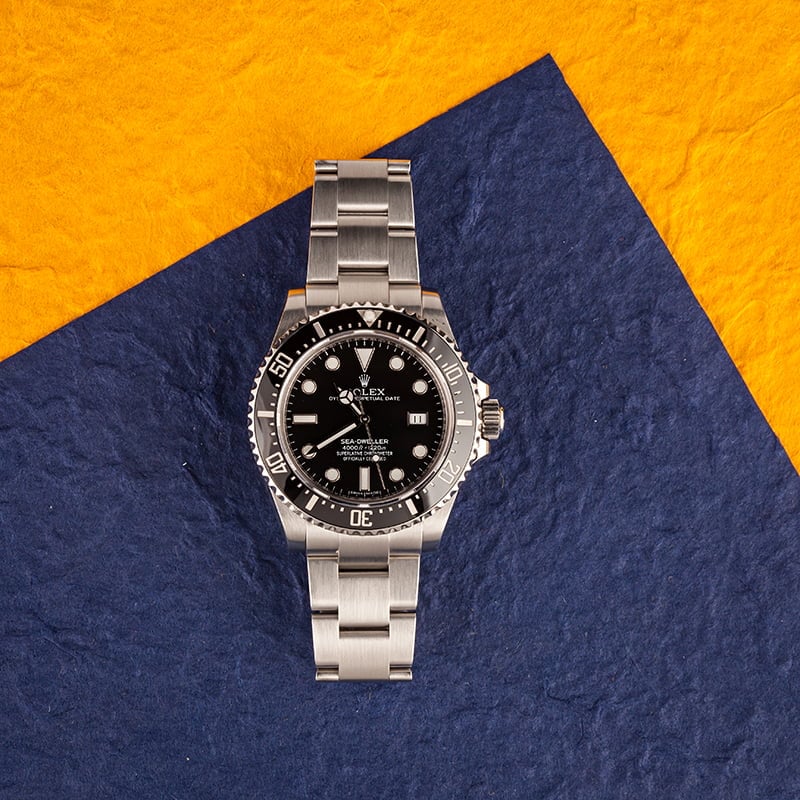 Pre-Owned Rolex Sea-Dweller 116600 Ceramic Bezel 40MM