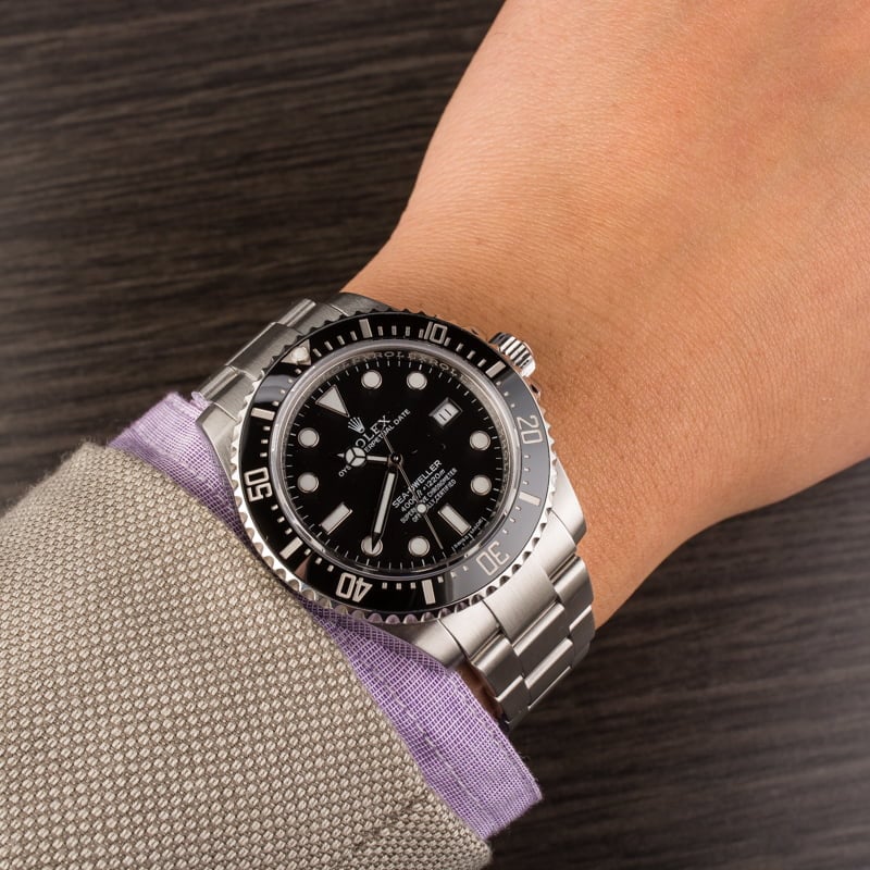 Pre-Owned Rolex Sea-Dweller 116600 Ceramic Bezel 40MM