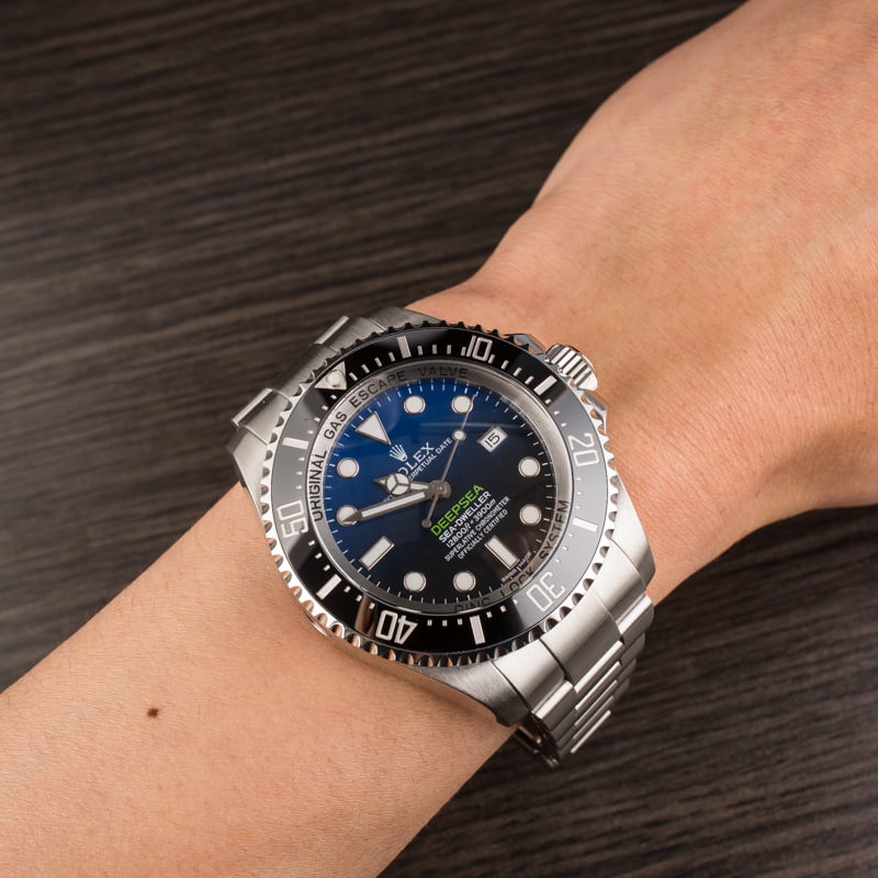 Pre Owned Rolex Deepsea Blue 116660B