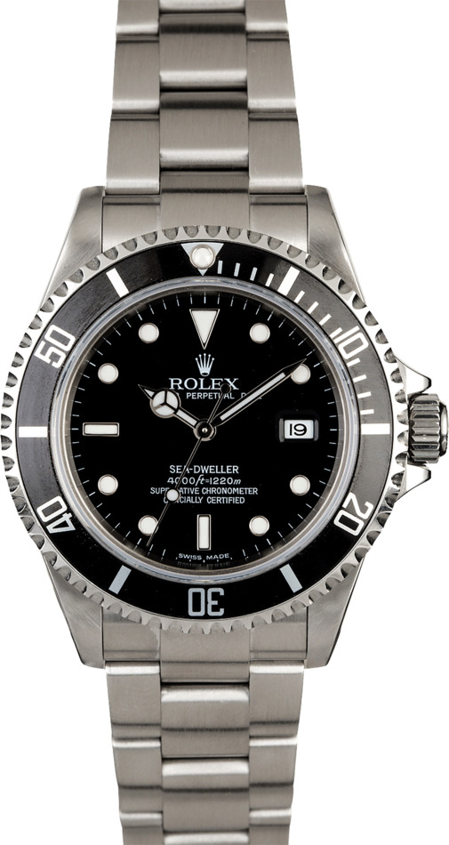 Men s Rolex Sea Dweller 16600 Timing Bezel