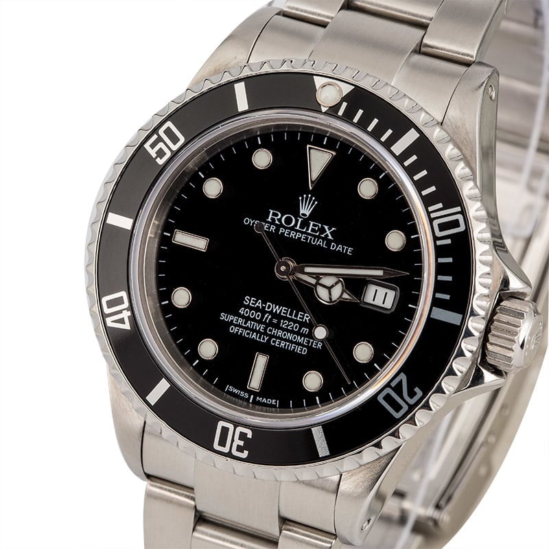 Used Rolex Black Sea-Dweller 16600