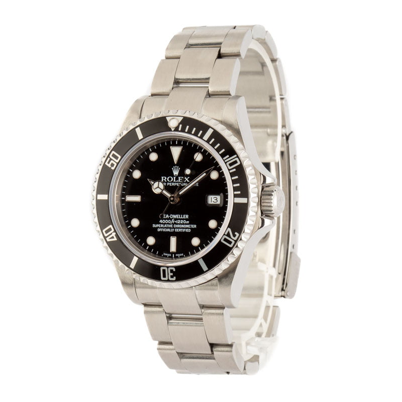 Men's Rolex Sea-Dweller 16600 Black Bezel