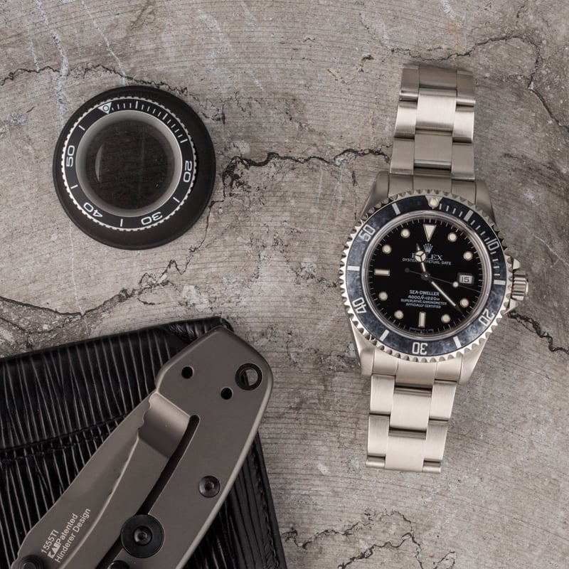 Used Rolex Sea-Dweller 16660 Diving Watch