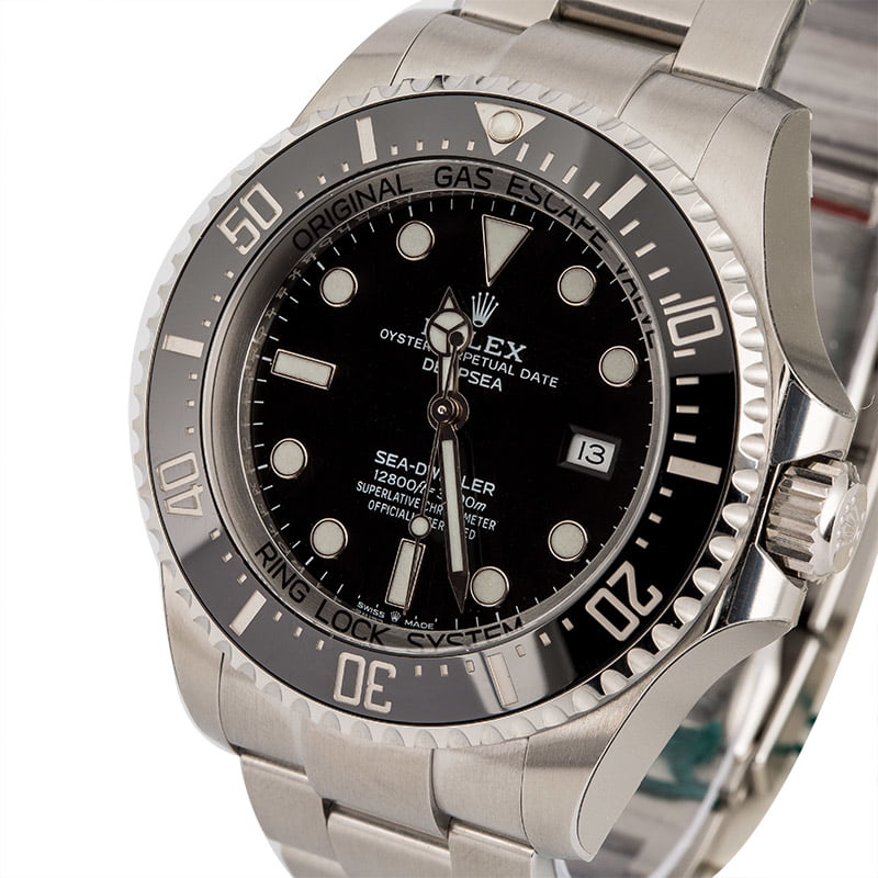 Unworn Rolex DeepSea 126660 Black Ceramic Bezel