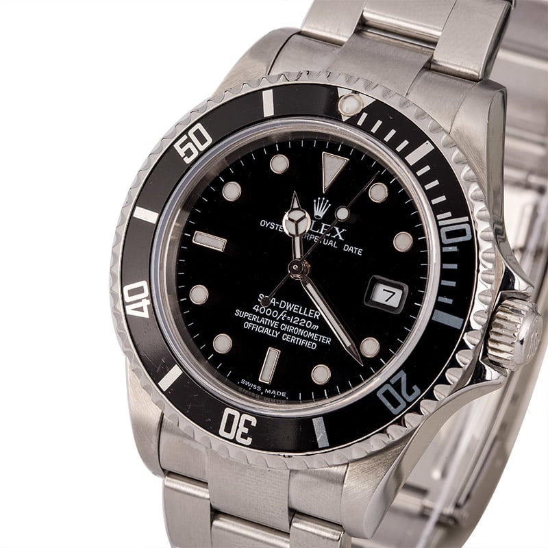 Pre Owned Rolex Sea-Dweller 16600 Luminescent Dial