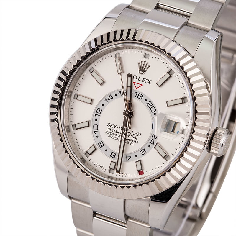 Pre-Owned Rolex Sky-Dweller 326934 White Dial