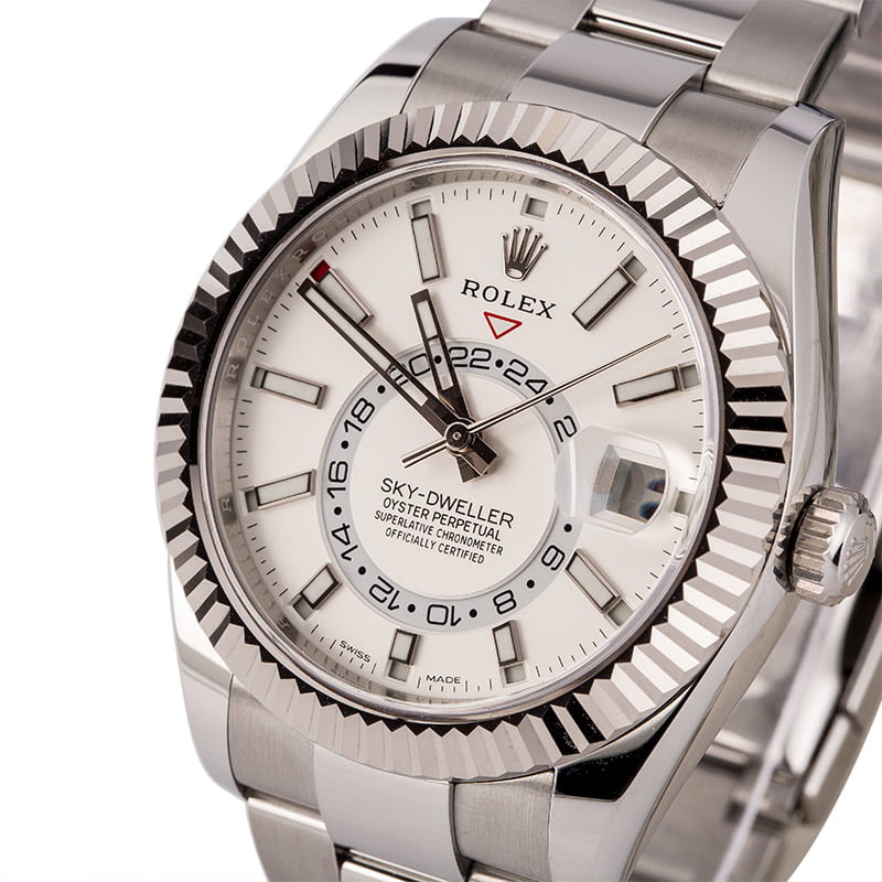 Used Rolex Sky-Dweller 326934 White Luminous Dial