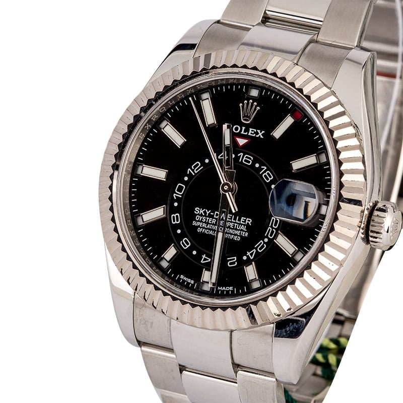 Unworn Rolex Sky-Dweller 326934 Black Dial