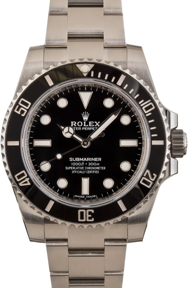 Rolex Submariner 114060 Black Ceramic Bezel Insert