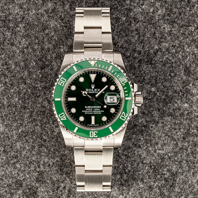 Rolex Hulk Submariner 116610V Green