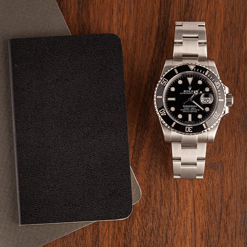 Used Rolex Submariner 116610 Black Ceramic Watch