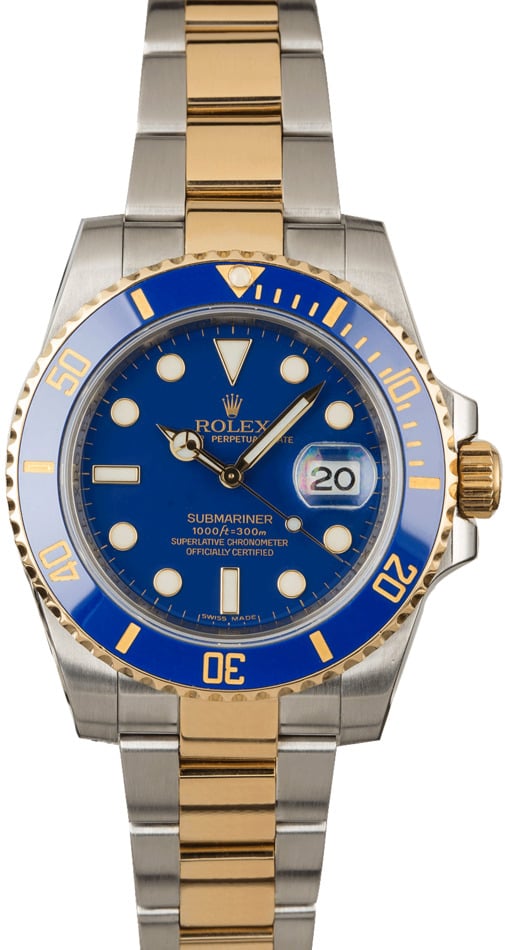Buy Used Rolex Submariner 116613LB | Bob's Watches - Sku: 122231