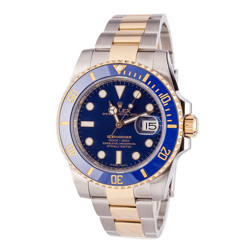 Rolex Submariner Two-Tone 116613 Ceramic Blue