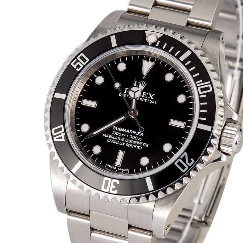 Submariner Rolex No Date 14060 Stainless Steel