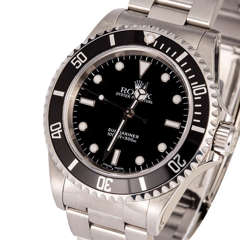 Men's Rolex Submariner 14060 Stainless Steel Oyster