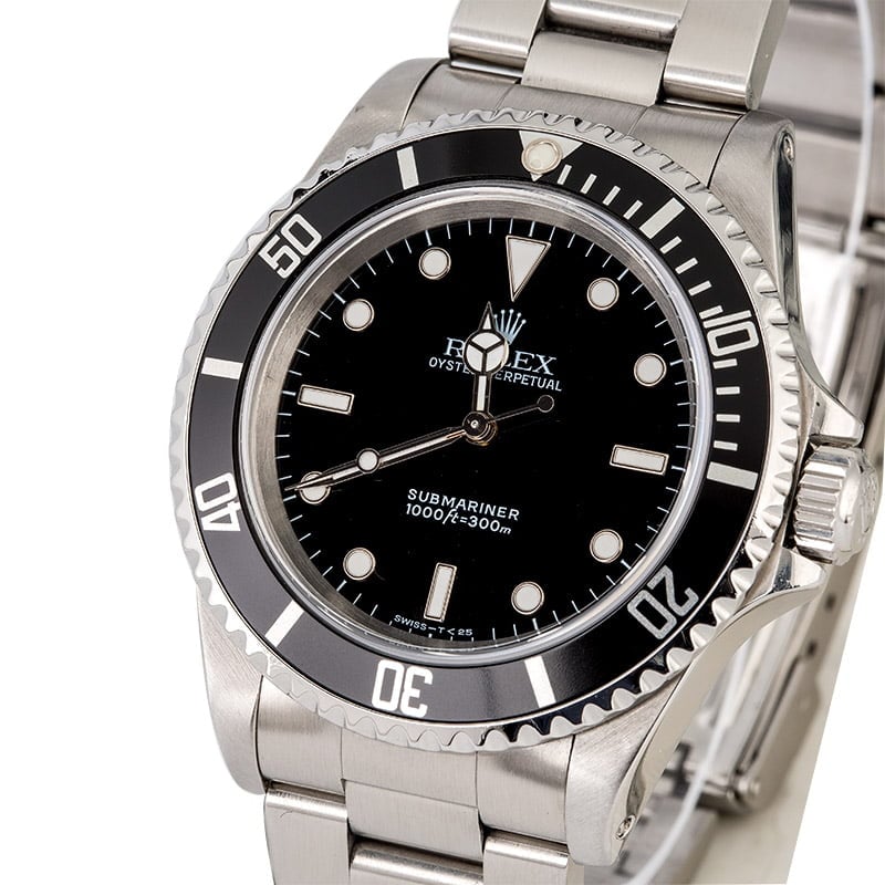 Men's Steel Rolex Submariner 14060