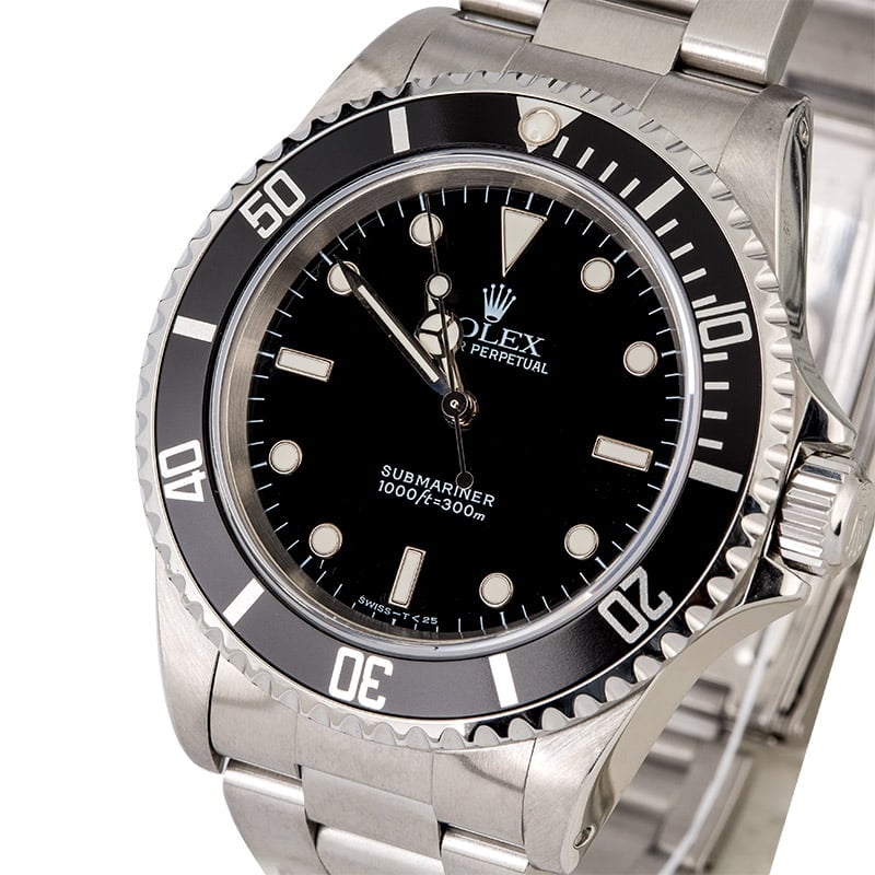 Used Rolex Submariner 14060 No Date Watch